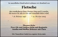 eine Anzeige